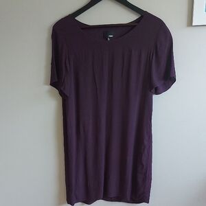 Wilfred Deep Purple Short Sleeve Dress